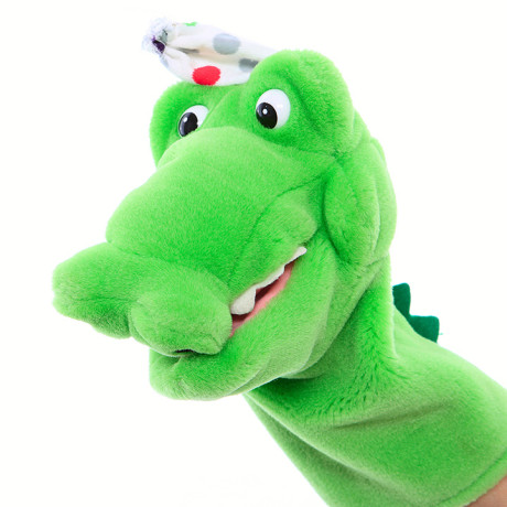 gus the gummy gator hand puppet